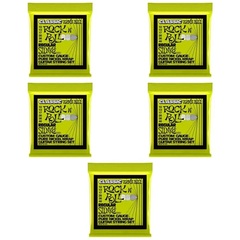Ernie Ball 2251 Regular Slinky Classic Rock N Roll Electric Guitar Strings - .010-.046 (5-Pack)