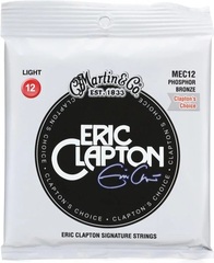 Martin MEC12 Clapton's Choice Phosphor Bronze Acoustic Guitar Strings - .012-.054 Light