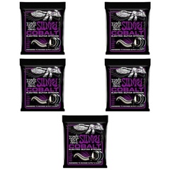 Ernie Ball 2720 Power Slinky Cobalt Electric Guitar Strings - .011-.048 (5-Pack