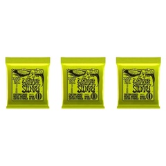 Ernie Ball 2621 Regular Slinky Nickel Wound Electric Guitar Strings - .010-.056 7-string (3-Pack)