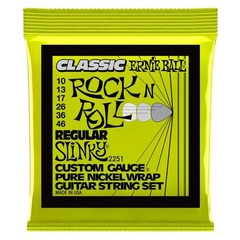 Ernie Ball 2251 Regular Slinky Classic Rock N Roll Electric Guitar Strings - .010-.046