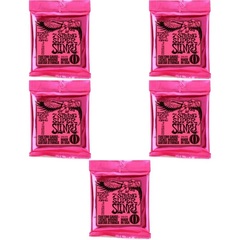 Ernie Ball 2623 Super Slinky Nickel Wound Electric Guitar Strings - .009-.052 7-string (5-Pack)