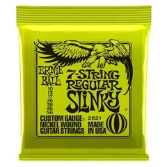 Ernie Ball 2621 Regular Slinky Nickel Wound Electric Guitar Strings - .010-.056 7-string