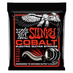 Ernie Ball 2715 Skinny Top/Heavy Bottom Slinky Cobalt Electric Guitar Strings - .010-.052