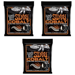 Ernie Ball 2722 Hybrid Slinky Cobalt Electric Guitar Strings - .009-.046 (3-Pack)