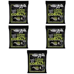 Ernie Ball 2728 Regular Slinky Cobalt Electric Guitar Strings - .010-.056 7-string (5-Pack)