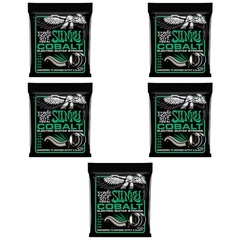 Ernie Ball 2726 Not Even Slinky Cobalt Electric Guitar Strings - .012-.056 (5-Pack)