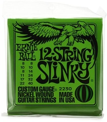 Ernie Ball 2230 Regular Slinky Nickel Wound Electric Guitar Strings - .008-.040 12-string