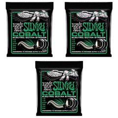 Ernie Ball 2726 Not Even Slinky Cobalt Electric Guitar Strings - .012-.056 (3-Pack)