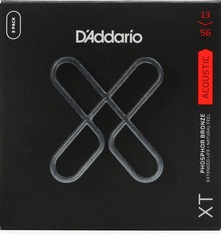 D'Addario XTAPB1356 XT Phosphor Bronze Acoustic Guitar Strings - .013-.056 Medium (3-pack)