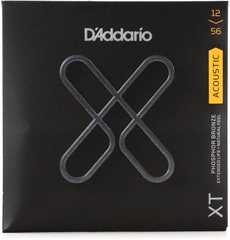 D'Addario XTAPB1256 XT Phosphor Bronze Acoustic Guitar Strings - .012-.056 Light Top/Medium Bottom