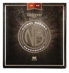 D'Addario NB1656 Nickel Bronze Resophonic Acoustic Guitar Strings - .016-.056