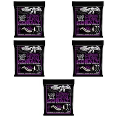 Ernie Ball 2729 Power Slinky Cobalt Electric Guitar Strings - .011-.058 7-string (5-pack)