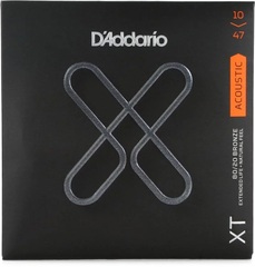D'Addario XTAPB1047 XT 80/20 Bronze Acoustic Guitar Strings - .010-.047 Extra Light