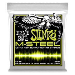 Ernie Ball 2921 Regular Slinky M-Steel Electric Guitar Strings - .010-.046