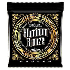Ernie Ball 2564 Aluminum Bronze Acoustic Guitar Strings - .013-.056 Medium