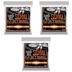 Ernie Ball 2922 Hybrid Slinky M-Steel Electric Guitar Strings - .009-.046 (3-Pack)