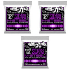 Ernie Ball 2920 Power Slinky M-Steel Electric Guitar Strings - .011-.048 (3-Pack)