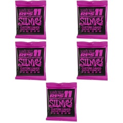Ernie Ball 2242 Power Slinky RPS Nickel Wound Electric Guitar Strings - .011-.048 (5-Pack)