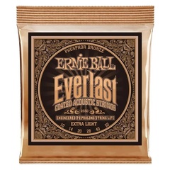 Ernie Ball 2550 Everlast Coated Phosphor Bronze Acoustic Strings - .010-.050 Extra Light