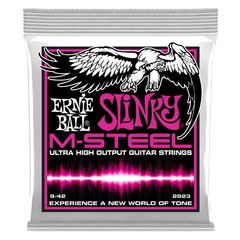Ernie Ball 2923 Super Slinky M-Steel Electric Guitar Strings - .009-.042