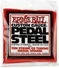 Ernie Ball 2501 Pedal Steel C6 Tuning Nickel Wound Guitar Strings - .012-.066 10-string