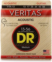 DR Strings VTA-13 Veritas Phosphor Bronze Acoustic Guitar Strings - .013-.056 Medium