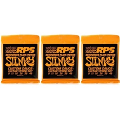 Ernie Ball 2241 Hybrid Slinky RPS Nickel Wound Electric Guitar Strings - .009-.046 (3-Pack)