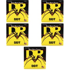 DR Strings DDT-11 Drop-Down Tuning Nickel Plated Steel Electric Guitar Strings - .011-.054 Heavy (5-Pack)