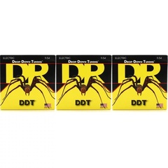 DR Strings DDT-11 Drop-Down Tuning Nickel Plated Steel Electric Guitar Strings - .011-.054 Heavy (3-Pack)
