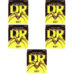 DR Strings DDT-10 Drop-Down Tuning Nickel Plated Steel Electric Guitar Strings - .010-.046 Medium 5-Pack
