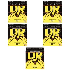 DR Strings DDT-13 Drop-Down Tuning Nickel Plated Steel Electric Guitar Strings - .013-.065 Mega Heavy (5-Pack)