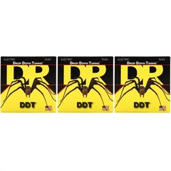 DR Strings DDT-12 Drop-Down Tuning Nickel Plated Steel Electric Guitar Strings - .012-.060 Extra Heavy (3-Pack)