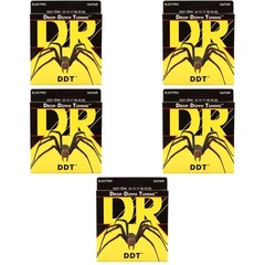 DR Strings DDT-10/60 Drop-Down Tuning Nickel Plated Steel Electric Guitar Strings - .010-.060 Big Heavier (5-Pack)