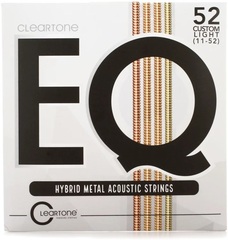 Cleartone 7811 EQ Acoustic Guitar Strings - .011-.052 Custom Light