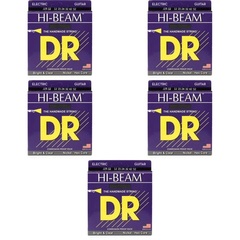 DR Strings JZR-12 Hi-Beam Nickel Plated Electric Strings - .012-.052 Extra Heavy (5-Pack)