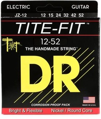DR Strings JZ-12 Tite-Fit Compression Wound Electric Guitar Strings - .012-.052 Jazz