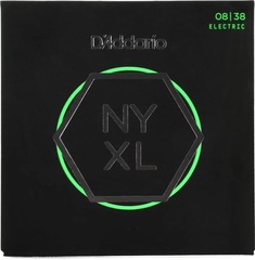 D'Addario NYXL0838 NYXL Nickel Wound Electric Guitar Strings - .008-.038 Extra Super Light