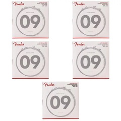 Fender 3250L Super Bullets Nickel Steel Electric Strings - .009-.042 Light (5-Pack)