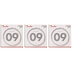 Fender 150L Original 150's Vintage Nickel Electric Guitar Strings - .009-.042 Light (3-Pack)