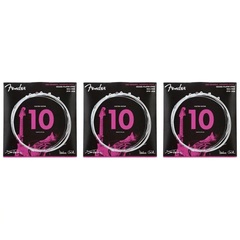 Fender Hendrix Voodoo Child Ball End Nickel Plated Steel Electric Guitar Strings - .010-.038 (3-Pack)