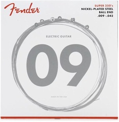 Fender 250L Super 250's Nickel-Plated Steel Electric Guitar Strings - .009-.042 Light