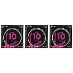 Fender Hendrix Voodoo Child Bullet End Vintage Nickel Electric Guitar Strings - .010-.038 (3-Pack)