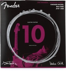 Fender Hendrix Voodoo Child Ball End Vintage Nickel Electric Guitar Strings - .010-.038
