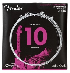 Fender Hendrix Voodoo Child Bullet End Vintage Nickel Electric Guitar Strings - .010-.038