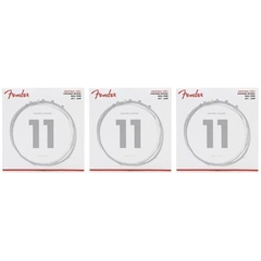 Fender 150M Original Pure Nickel Electric Strings - .011-.049 Medium (3-Pack)