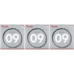 Fender 155L Classic Core Vintage Nickel Ball End Electric Guitar Strings - .009-.042 Light (3-Pack)