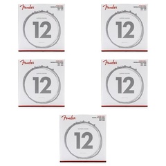 Fender 250H Super 250's Nickel-Plated Steel Electric Guitar Strings - .012-.052 Heavy (5-Pack)