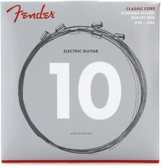 Fender 3155R Classic Core Vintage Nickel Bullet End Electric Guitar Strings - .010-.046 Regular