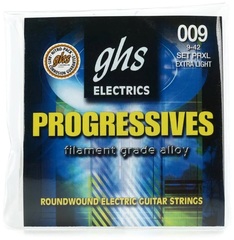 GHS PRXL Progressives - Roundwound Extra Light Electric Guitar Strings